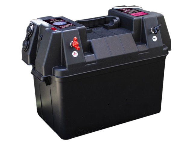 KT Cables Battery Box Portable with Voltmeter (Each) - KT71203